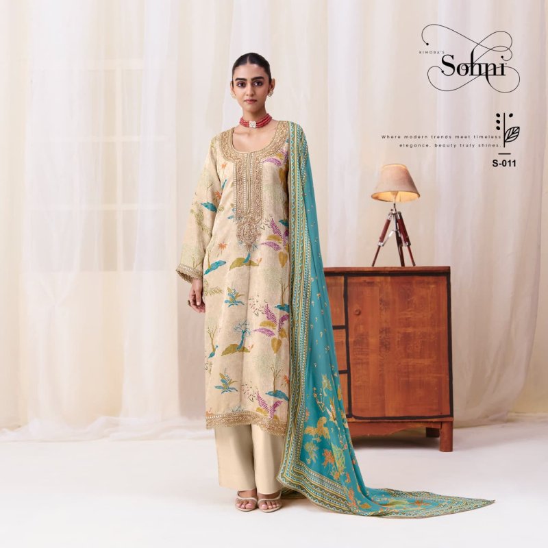 Bella By Kimora Sohni Kanjivaram Salwar Suits 